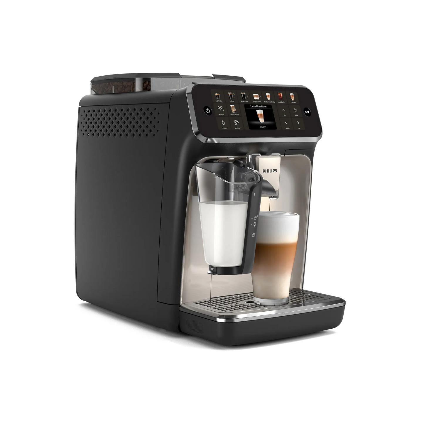 Philips Series 5500 LatteGo Kaffeevollautomat – 20 Getränke, Touchscreen, One-Touch System ☕🔥
