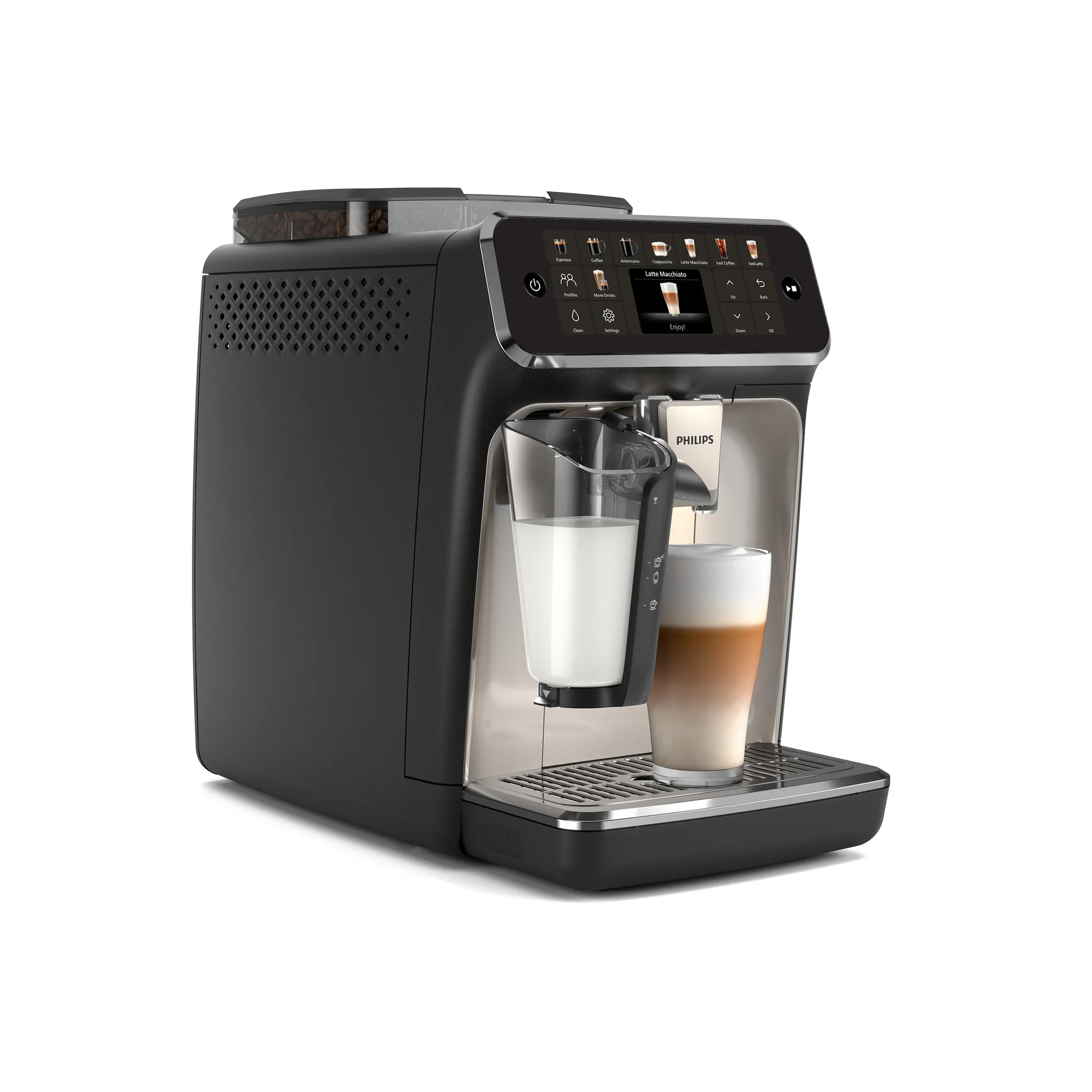 Philips Series 5500 LatteGo Kaffeevollautomat – 20 Getränke, Touchscreen, One-Touch System ☕🔥