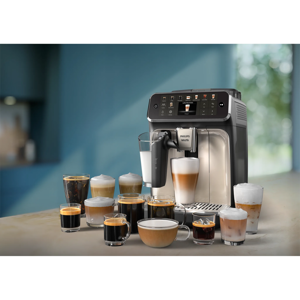 Philips Series 5500 LatteGo Kaffeevollautomat – 20 Getränke, Touchscreen, One-Touch System ☕🔥