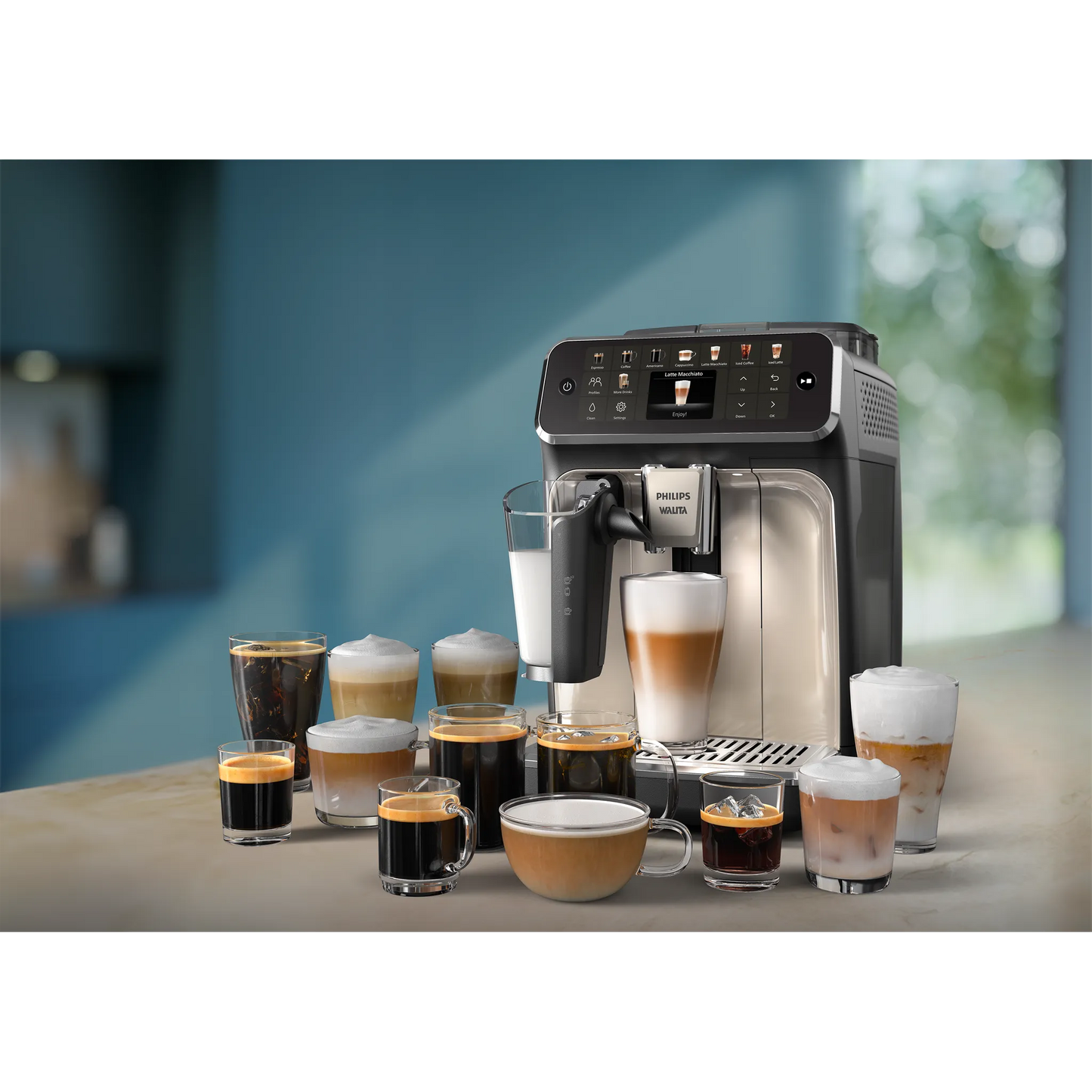 Philips Series 5500 LatteGo Kaffeevollautomat – 20 Getränke, Touchscreen, One-Touch System ☕🔥